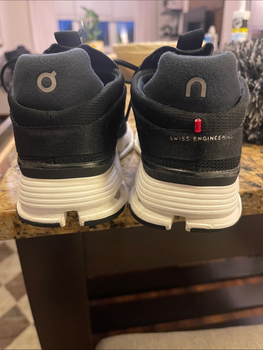 Women’s On Cloud Athletic Sneakers in Black - Picture 5 of 8